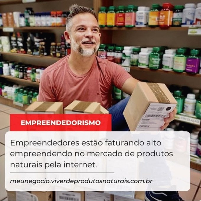 Materia sobre empreendedorismo no mercado de produtos naturais