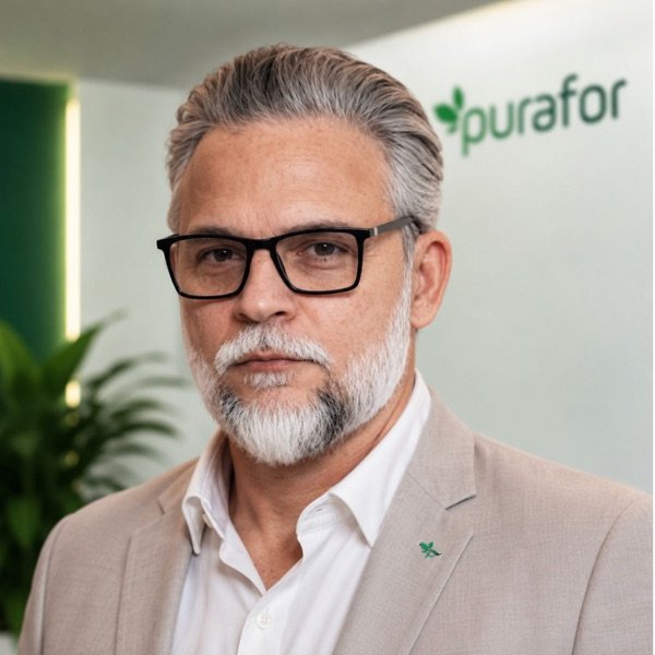 Jonas, representante da Purafor no mercado de produto natural